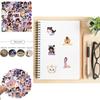 50pcs Cartoon Aphmau Graffiti Waterproof Sticker For Notebook Decoration
