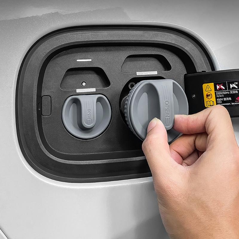 EV Charging Accessory Magnetic Adsorption Cover, Weather Resistant with Tightening Strap, Protects from Rain, Snow, Sun