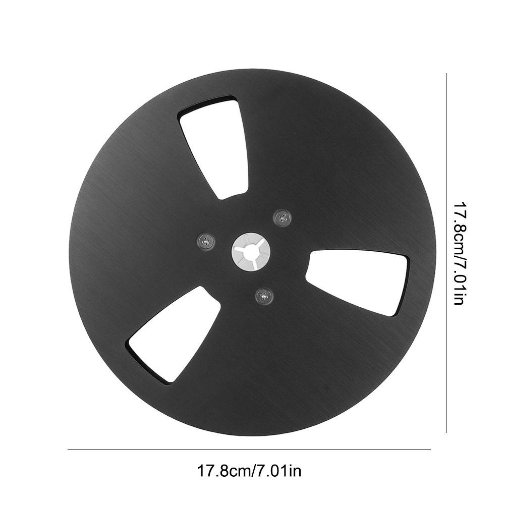 1/4 7 Inch Blank Tape Reel Aluminum Alloy Empty Tape Reel for TEAC Universal for Reel To Reel Tape