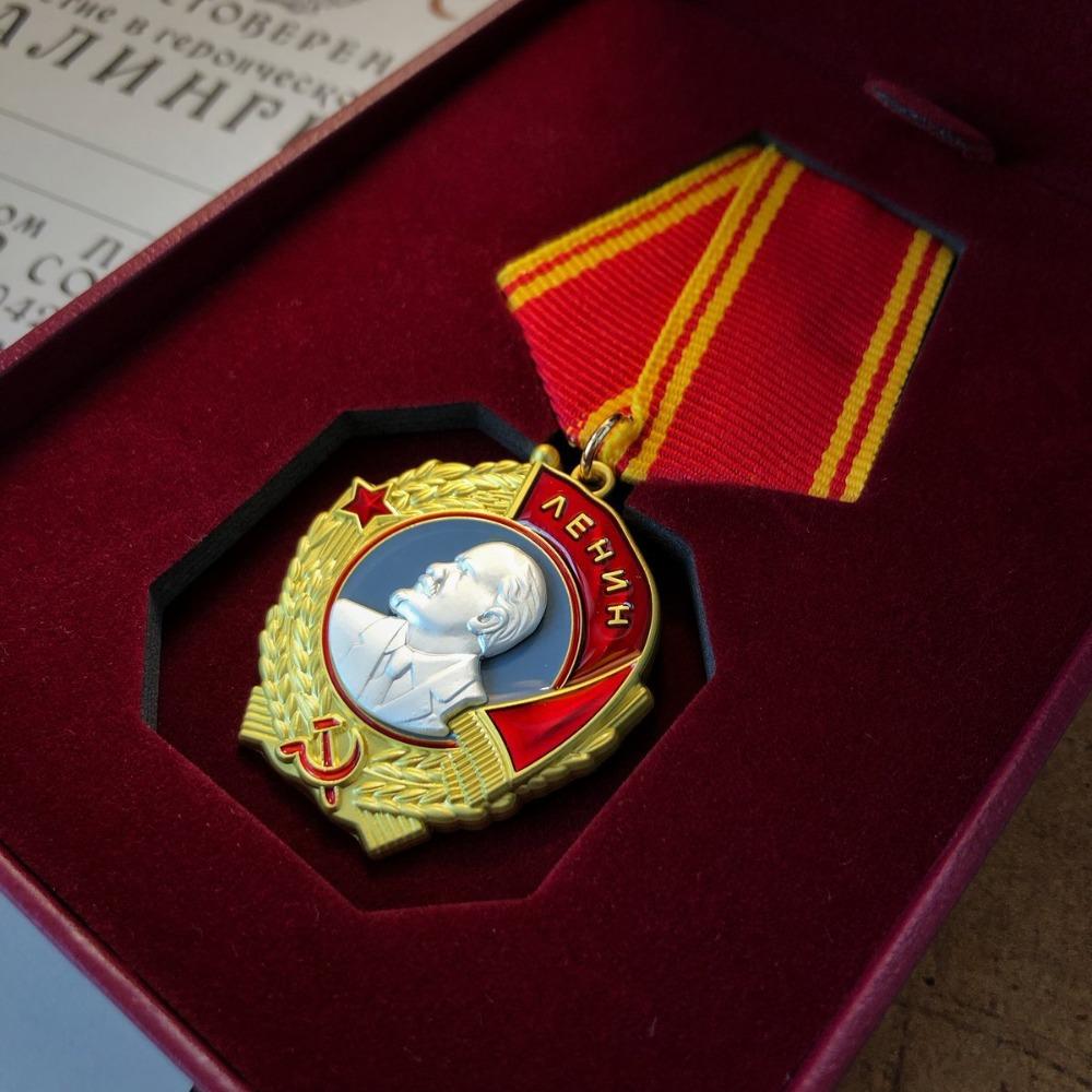 Order of Lenin of the Soviet Union, commemorative medal, foreign medal, honor badge, pendant brooch