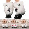 Women Furs Leg Warmer Party Costumes Winter Furry Long Boot Cuffs Fuzzy Shoe Cover Holiday Festival Performances Play