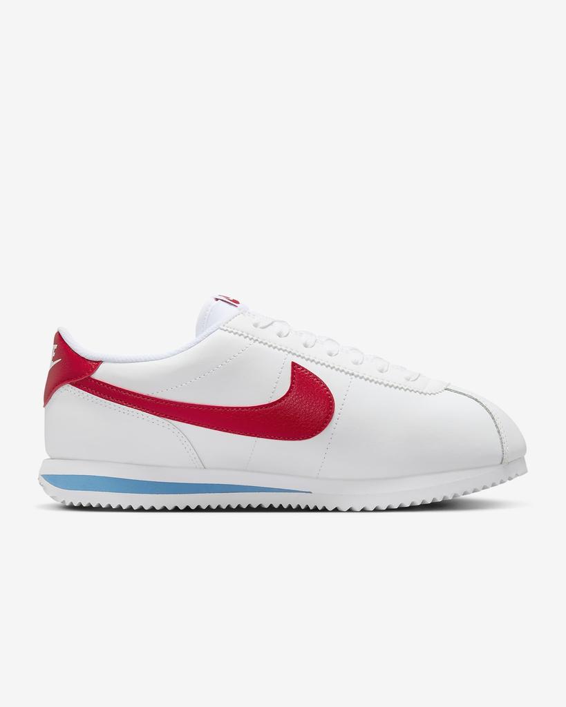 DN1791-108 Nike Cortez Leather White Varsity Blue Varsity Red (Women's)