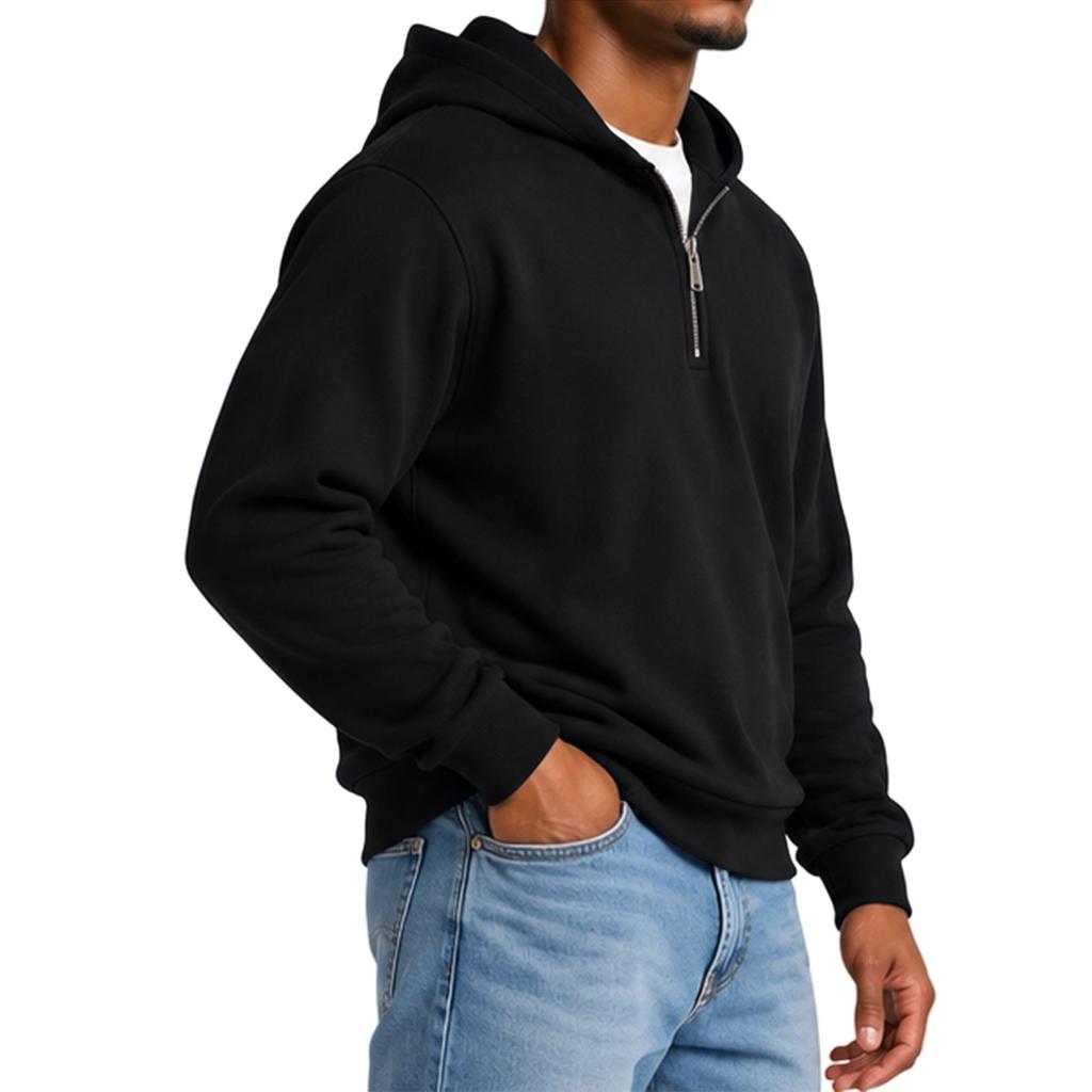 Men's Hooded Sweatshirt for Spring and Fall, Casual Top for Everyday Wear and Outdoor Activities