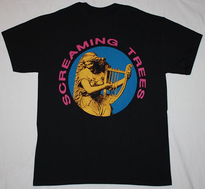 VTG SCREAMING TREES Band Short Sleeve Black All Size T-Shirt BT723 L
