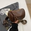 Boston Bags Are Popular Today, Autumn and Winter Retro New Broadband Messenger Bags, Women's Versatile Small Bags, Pillow Bags.