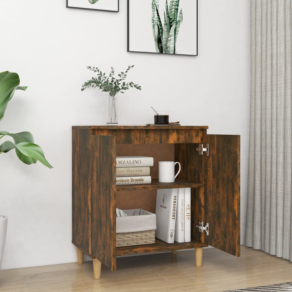 Sideboard Smoked Oak 60x35x70 cm Particleboard