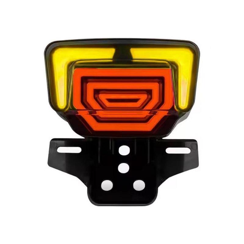 Durable Motorcycle LED Taillight with Turn Signals Rear Lamp Accessory Replacement for CG125 TMX125 Models