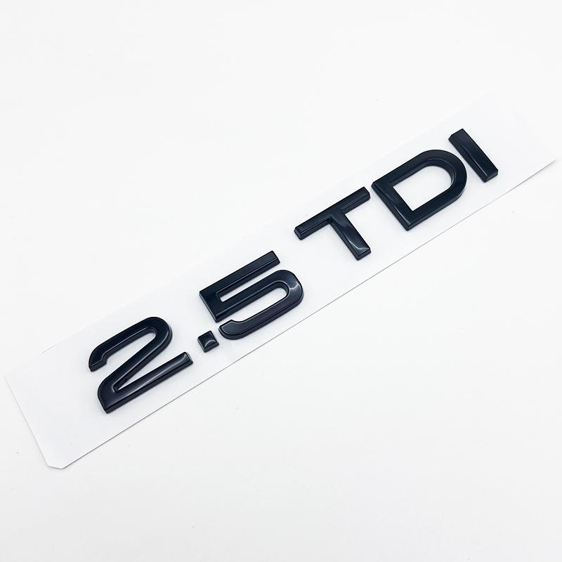 Apply To 1.9 2.0TDI 2.5TDI 3.0TDI 35TDI 40TDI 45TDI 50TDI Emblem for A1 A3 A4 A5 A6 A7 A8 Q2 Q3 Q5 Q7 Car Trunk Sticker
