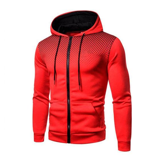 2Pcs/Set Men Sports Suit Drawstring Hooded Long Sleeve Tops Elastic Waist Trousers Set Fitness Outfit Exercise Casual Wear