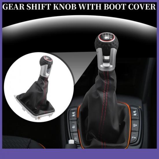 6-Gang Schaltknauf mit Manschette Einzeln für VW Golf 7 GTI 13-17