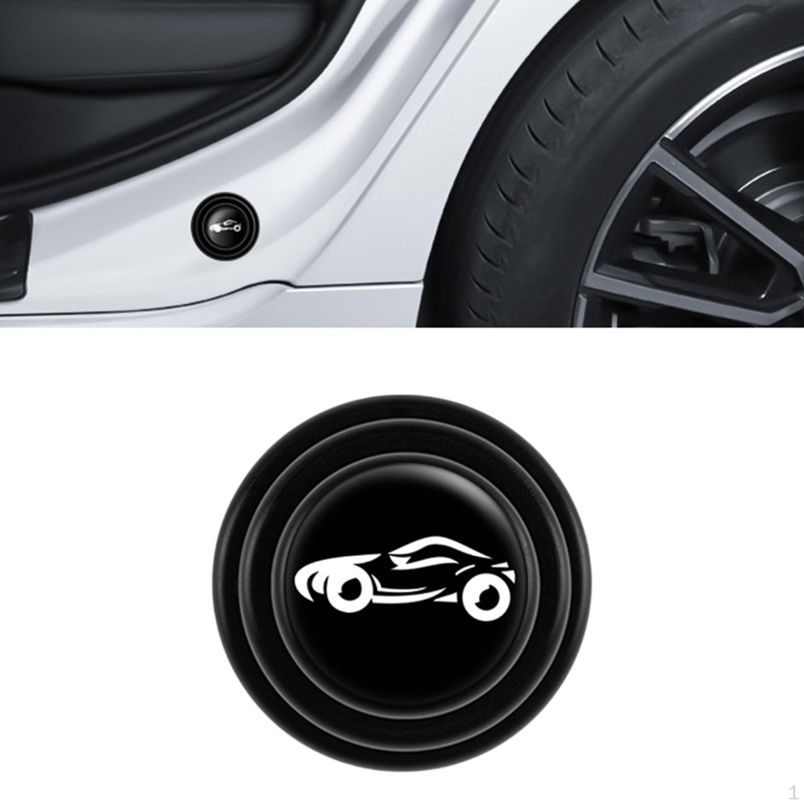 

8 шт. Автомобильные дверные амортизаторы, прокладки, декоративные аксессуары, практичное звукопоглощение Black