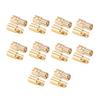 10 Sets 6mm Banana Connector Plug Copper Plating Good Transmission Male Female Battery Connectors
