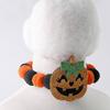 Adjustable Rope Orange Dog Collar Soft Cat Collar Cute Halloween Pet Collar  Party