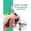 Toenail Clippers For Thick Nails And Ingrown Nails For Seniors - Stainless Steel Soft Grip Nail Clippers With Nail File