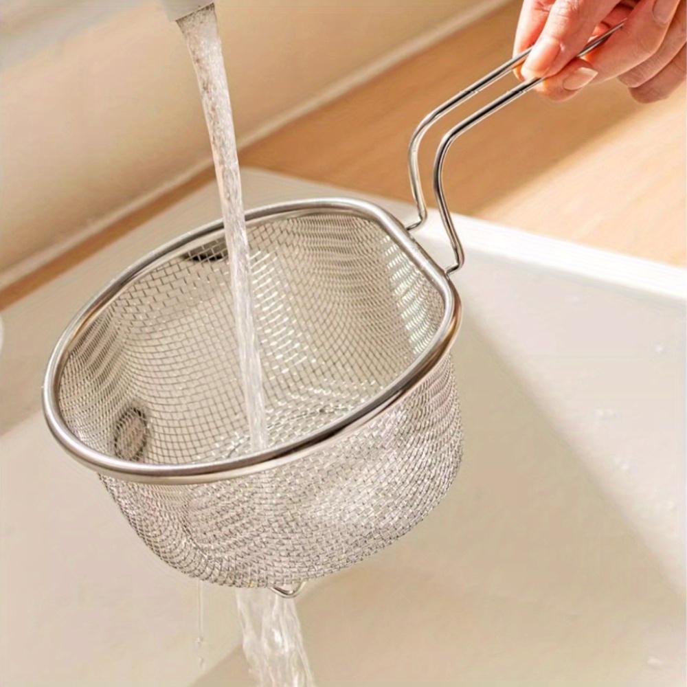 304 stainless steel colander kitchen Lo mein strainer deep frying basket chafing dish versatile cooking utensil