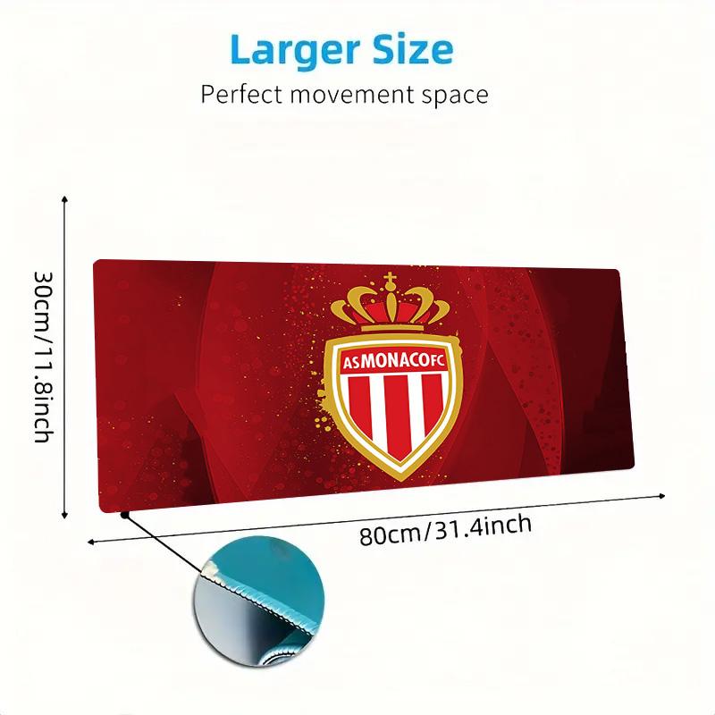 AS Monaco Print  Cushion Non-slip Laptop Tablet Big Mousepad XXL Mat Mini PC Playmat With Lock edge
