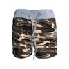 Summer Women Printing Workout Shorts Loungewear Elastic Waist Comfy Drawstring