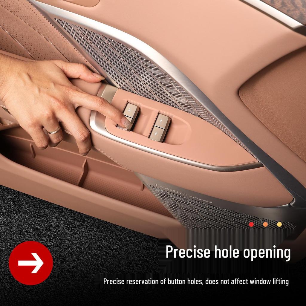 Silicone Pad for Lydo L90 Car Door Window Button, Anti-Scratch Interior Accessory.