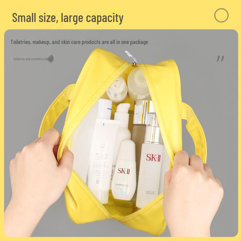 Voděodolná průhledná plážová taška z TPU s kresleným potiskem loga - roztomilé ruční úložné řešení