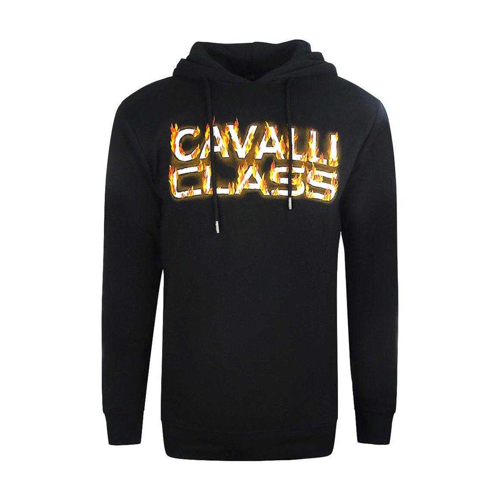 Cavalli Class Mens Fire Logo Hoodie