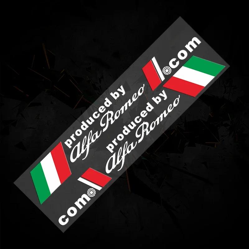 Car Door Window Laser Reflective Stickers for Alfa Romeo 159 156 147 166 Giulia Giulietta Stelvio Mito Gt Brera Spider Spontivd