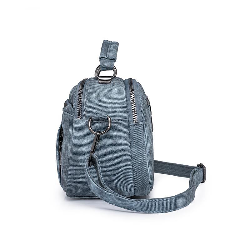 Damska Mała Kwadratowa Torebka Miękka Skórzana Torebka Ręczna Torba na Ramię dla Mamy Średniego Wieku Torba Crossbody