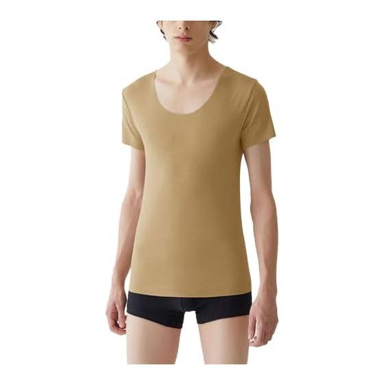 GUNZE Inner Tops Cutoff Antibacterial and Odor Resistant Durable Flexible YN1513 Men s