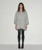 SIO Ruffle Puff Minidress Melange Gray