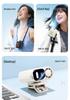 5-in-1 Multifunctional Handheld Fan: Waist & Neck Hanging, Desktop & Umbrella Clip, USB Rechargeable, Low Noise, Strong Wind