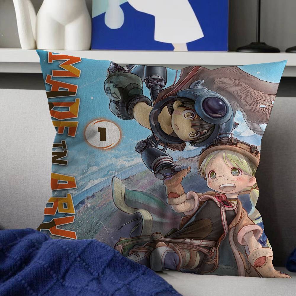 

Made In Abyss Anime Pillow Gift Home Office Decoration Pillow Bedroom Sofa Car Cushion CoverPillow Case 30x30 cm