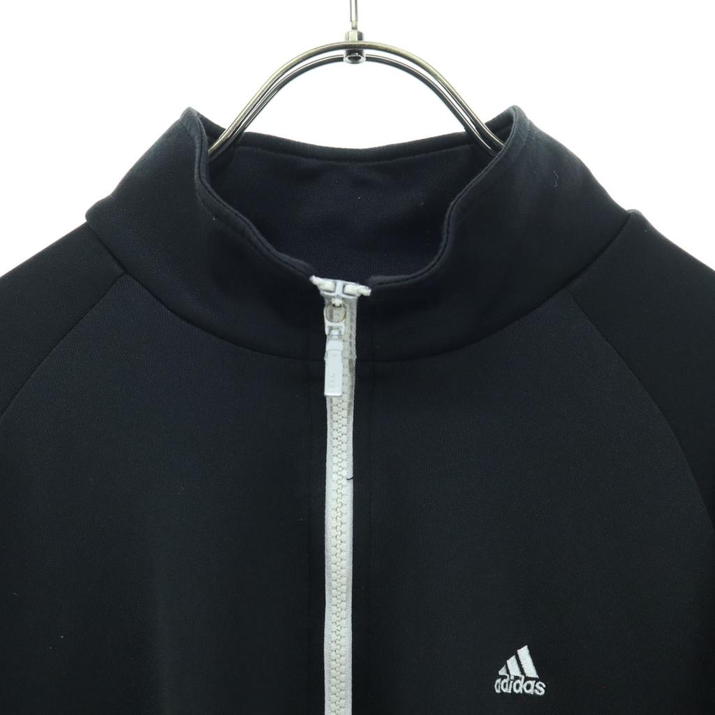 Adidas Logo işlemeli Uzun kollu Fermuarlı ceket OT siyah Erkek Kullanılmış