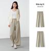 Semir Women's Pleated Drapey Wide-Leg Casual Pants