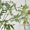 Flexible Artificial Stems for Bending Bamboo Tree Branches Long Faux Greenery Plants Leaves Indoor Plant Decorations Hotels Stems Zen Style