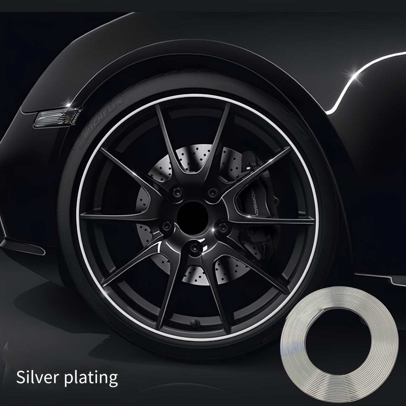 

7.9-meter Car Wheel Hub Protective Strip, PVC Tire Rim Scratch Cover & Decorative Molding, Enhances Vehicle Appearance