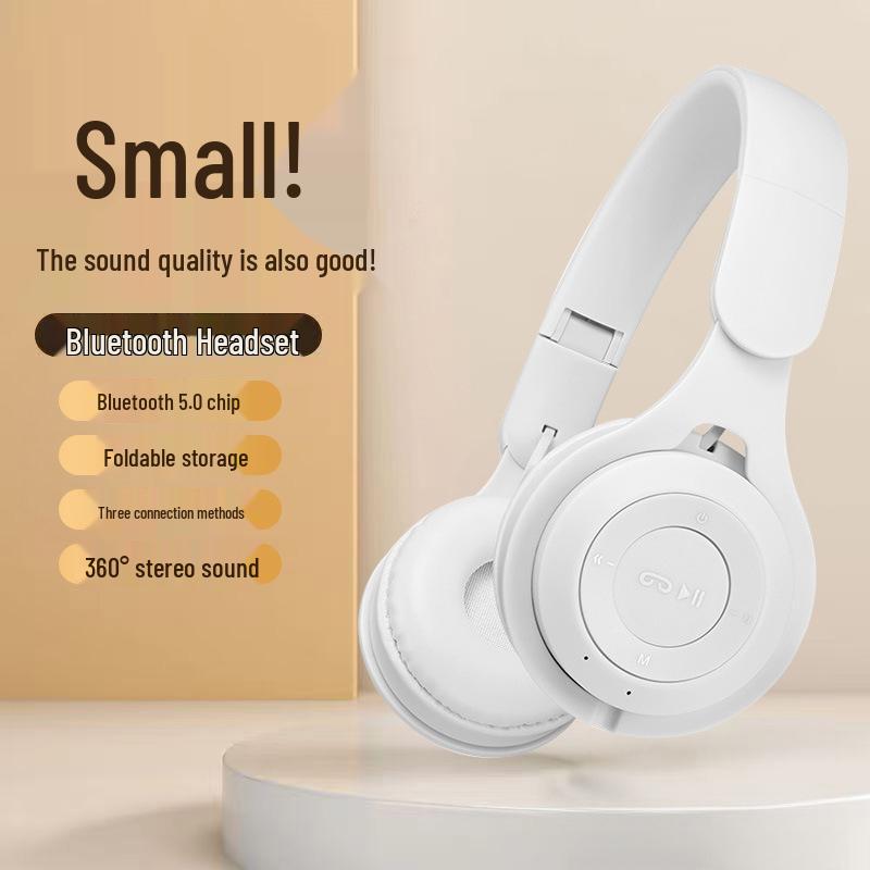 Macaron Y08 Over-Ear Unisex Cute Wireless Bluetooth Headphones