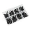 80pcs Ceramic and Stainless Steel Fishing Rod Part Tip Tops Guides Ring Kit Set