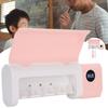 UVC Toothbrush Holder Wall Mounted Rack UV Light Cleaning Toothbrush Container OrganizerPink