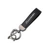 Car Leather Keychain Car Styling Emblem Metal Pendant For Citroen C6 C2 2CV VTS DS3 Xsara Cactus Saxo Jumpy C8 C-Elysee C15 C4L