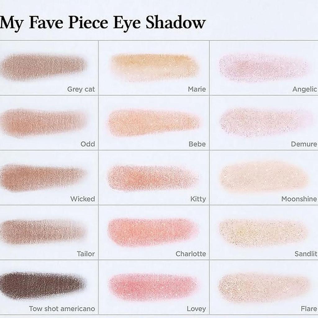 HOLIKA HOLIKA My Favorite Piece Shadow  1.7g/0.06oz  (5 Color Options)