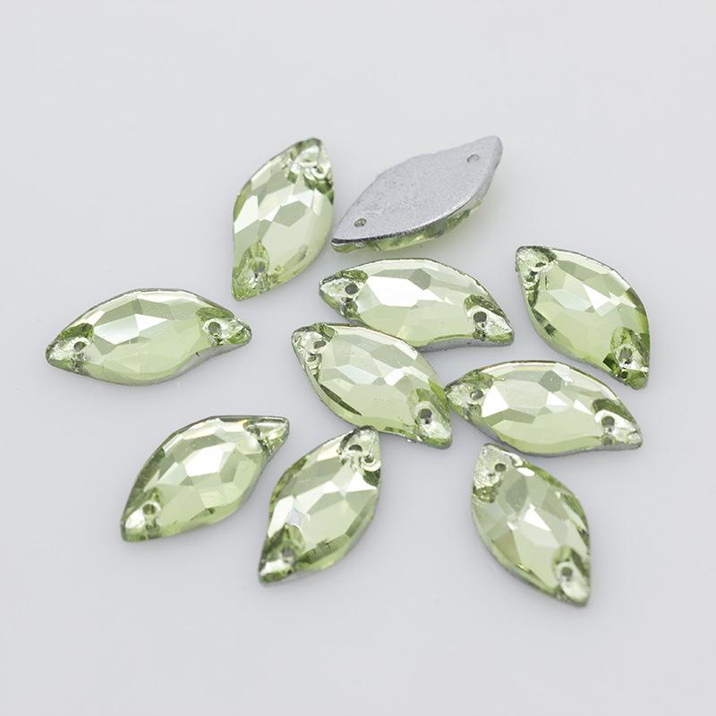 28-Piece Set: 10x20 Flat Bottom Hand-Sewn Crystal Mermaid Dress Drills for DIY Wedding & Evening Dress Decoration