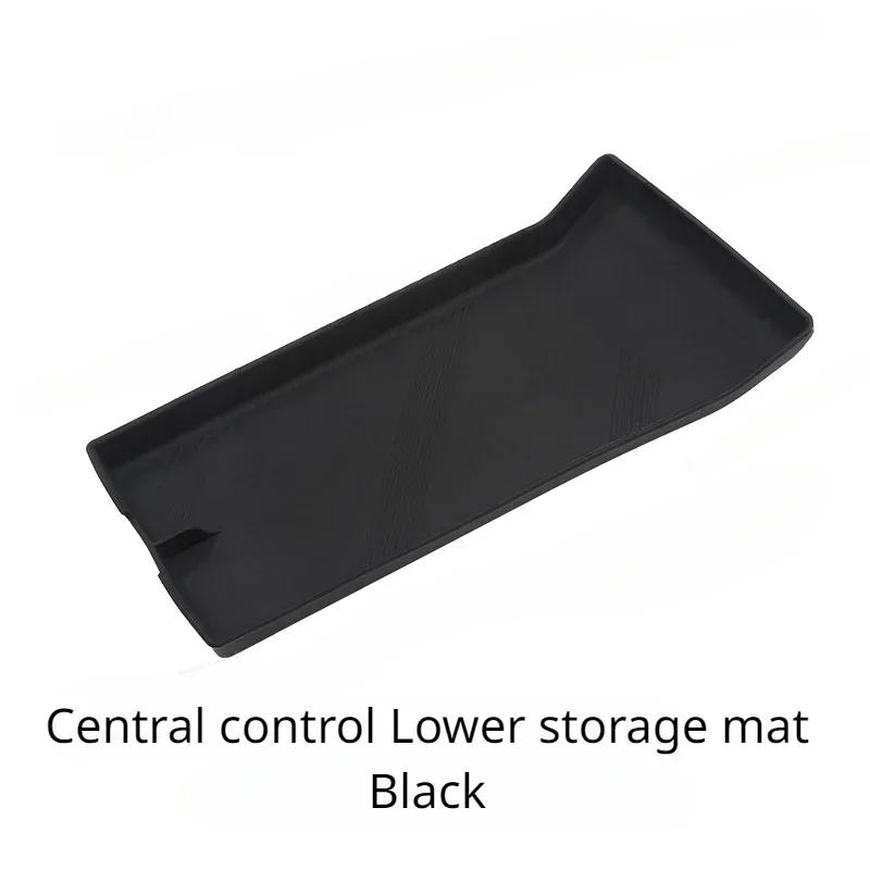 For Tesla Model X S Silicone Pad Protective Cup Holder Wireless Charging Mat Central Control Armrest Storage Box Car Accessories