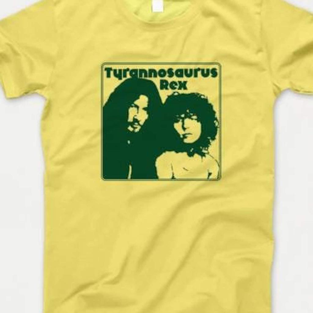 Tyrannosaurus Rex T Shirt 331 Retro Yellow Unisex Graphic Tee