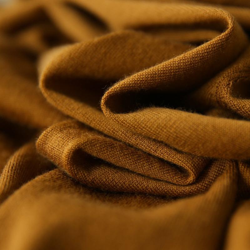 

Женский весенний новый базовый свитер однотонный темпераментный с рукавом пять четвертей водолазка вязаный свитер One Size