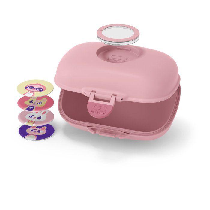Boîte a Goûter - MONBENTO - Snack box hermétique - MB Gram Rose Blush