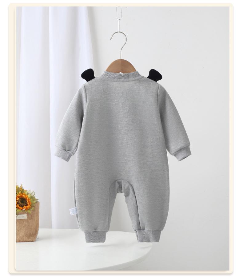 Casual Mickey Shoulder Snap Romper for Infants and Toddlers
