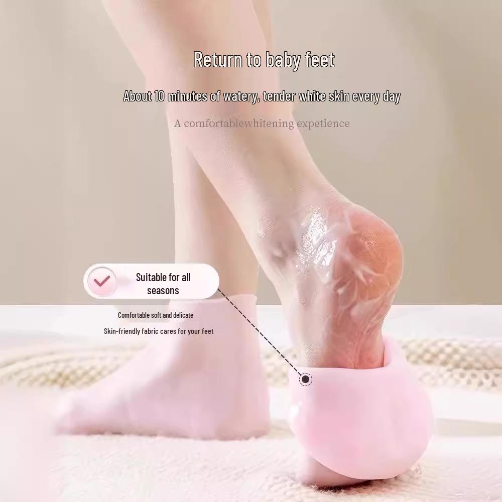 New Arrival: Silicone Heel Protector Foot Masks - Anti-Crack, Soft, and Effective