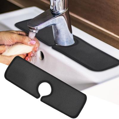 38 X 14CM Absorptionsmatte Schwarzes Fasertuch Küche