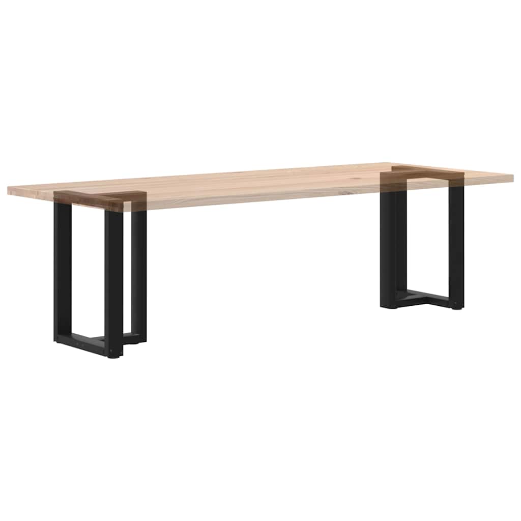 Vidaxl Nogi Do Stołu Jadalnego, 2 Pcs., Czarne, 50X35X(72-73) Cm, Stal