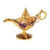 Arabian Lamp Wedding Party Vintage Zinc Alloy Legend Wishing Light Costume Party Decoration Gold