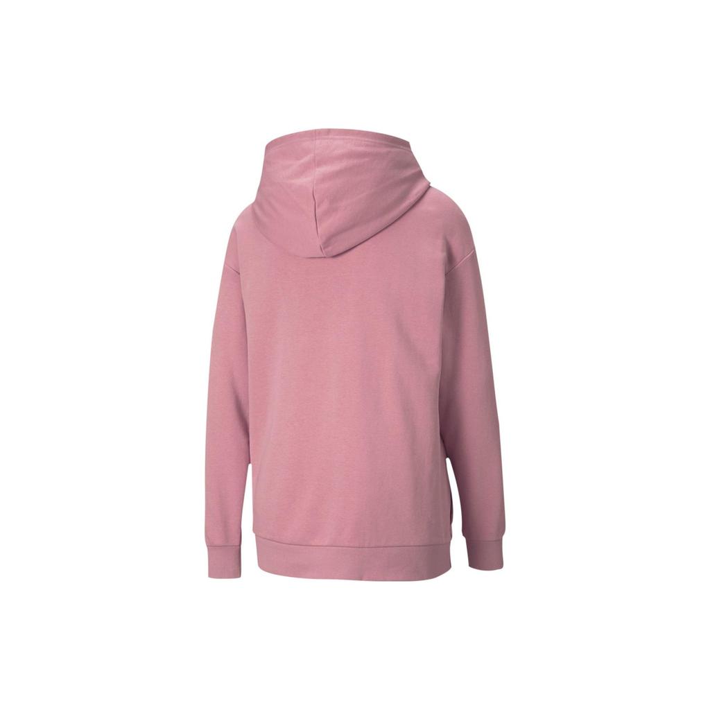 Puma Rebel Logo Printed Sports Hoodie Women Hoodies Pink Purple 586521-16